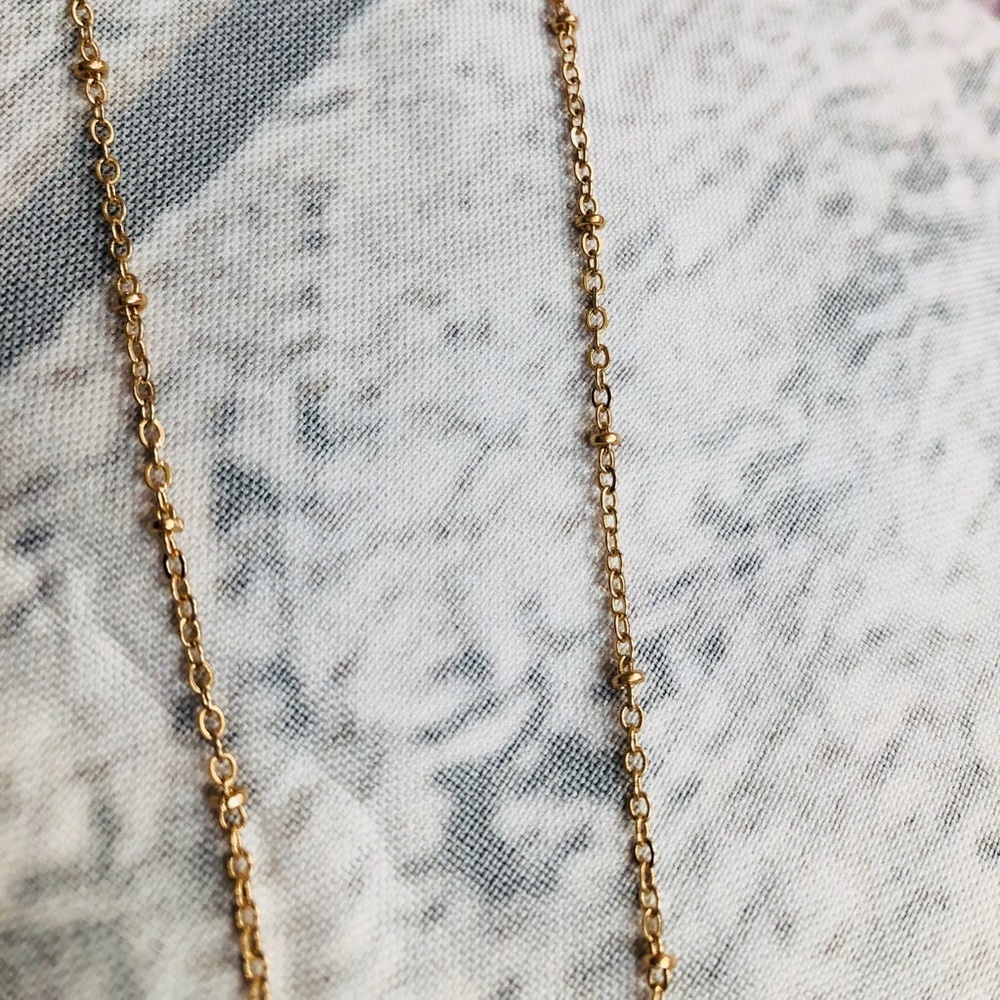 🛍 Pearl bead cluster necklace set with earrings - Picture 8 of 8